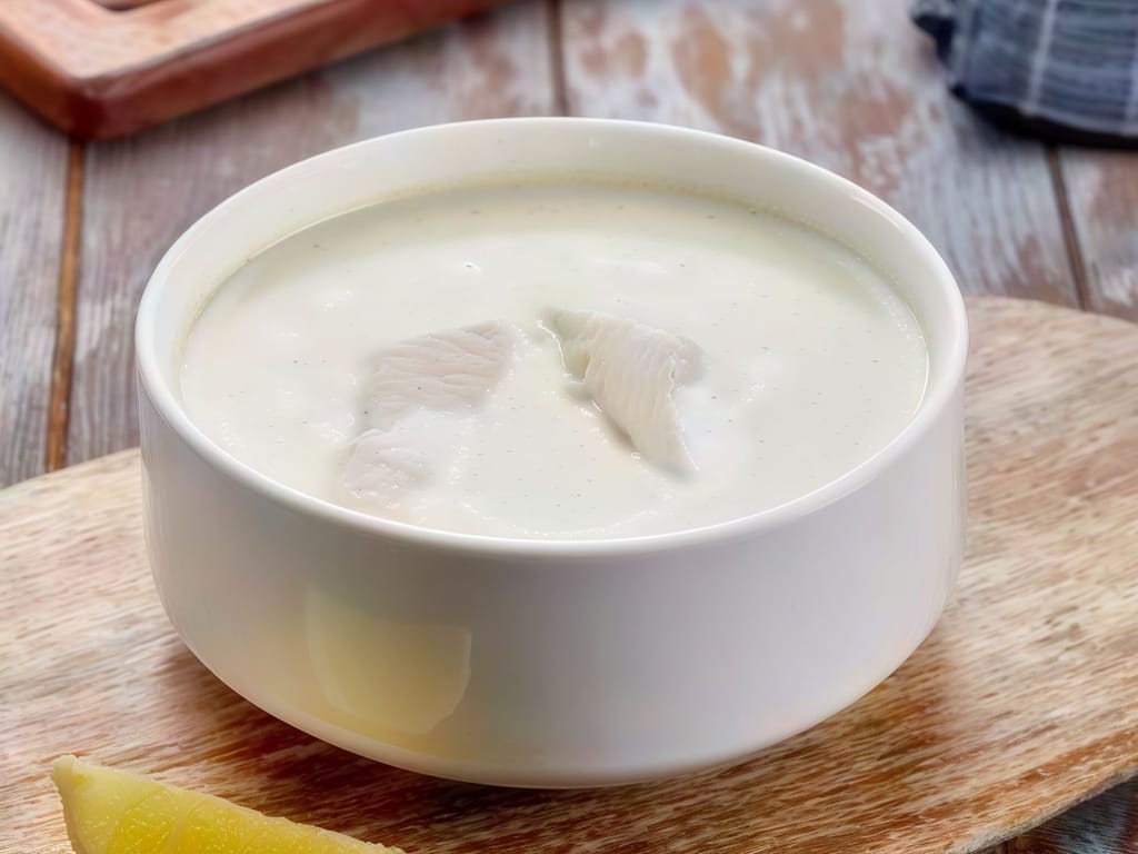 شوربة كريمة الدجاج الكلاسيكية